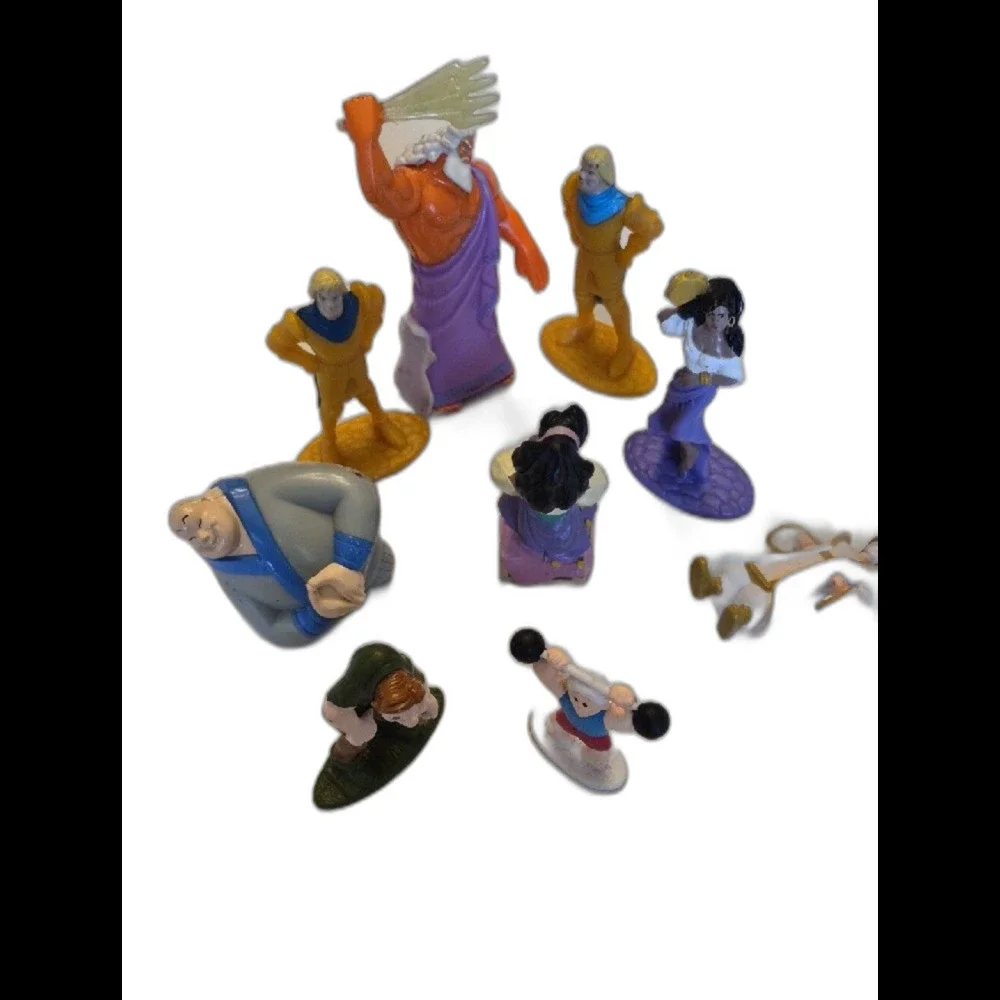 Vintage 1996 1997 McDonald's Disney Hercules & Aladdin Mini Figures Lot